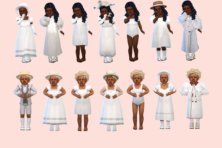 1890s Toddler Lookbook In 2023 Sims 4 Decades Challenge Sims Sims 4 1890s-toddler-lookbook-in-2023-sims-4-decades-challenge-sims-sims-4