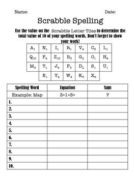 scrabble spelling practicemy rd graders are going to use this to scrabble spelling practicemy rd graders are going to use this to practice their spelling words and for math practice