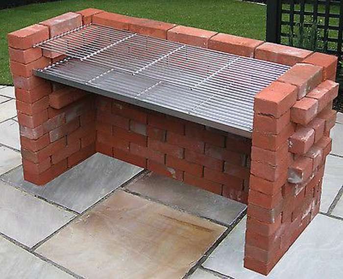 Мангалы из блоков Brick Bbq Built In Grill Barbeque Design Brick Bbq Built In Grill, Outdoor Bbq Grill Designs