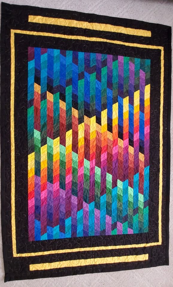 Pin By Marianne Kruse On Quilts Bargello Quilt Patterns Modern Quilt Patterns Rainbow Quilt