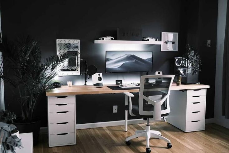 ULTRAWIDE MINIMAL SETUP, WHITE ON BLACK | SPACEBOUND.SETUPS | Home 人気総合 unknown セットアップ WHITE パーカー
