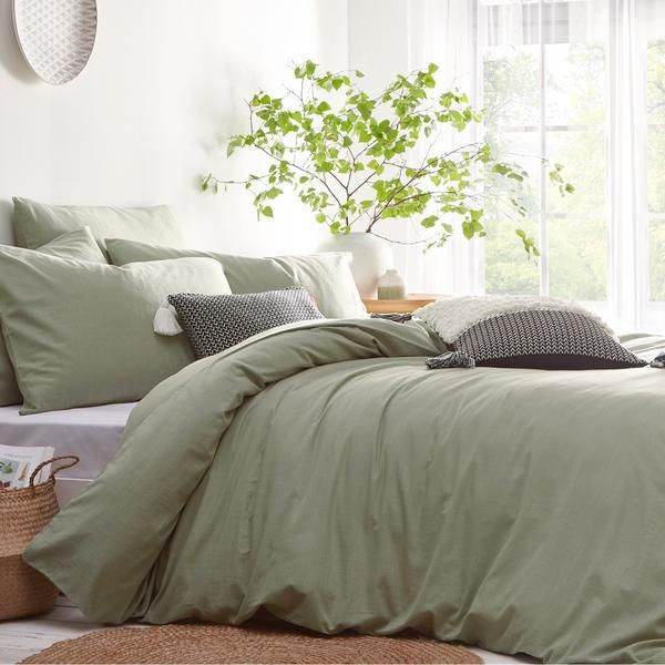 Pin On Bedroom - 100 Cotton Sage Green Bedding Pin On Bedroom - 100 Cotton Sage Green Bedding