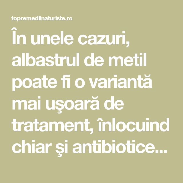 pierderea de grăsime albastră de metilen