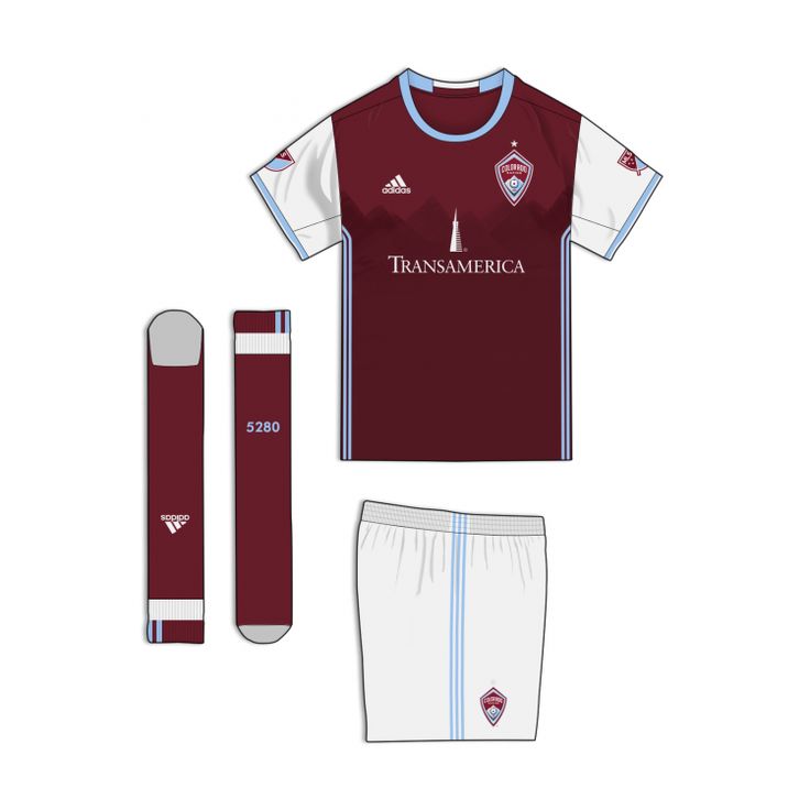 Colorado Rapids Home Jersey Design Jersey design, Colorado rapids