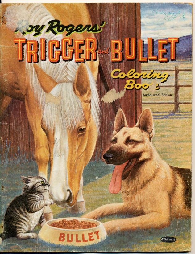 1940s1950s Roy Rogers Coloring Books 2500 Coloring books