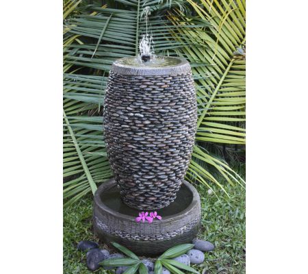 Pebble Pot Water Feature For The Backyard