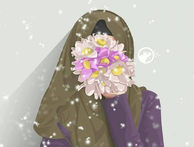 Kartun Muslimah Panosundaki Pin