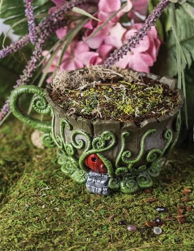 Woodland Teacup Fair Home Planter From Victorian Trading Co Woodland Teacup Fair Home Planter From Victorian Trading Co