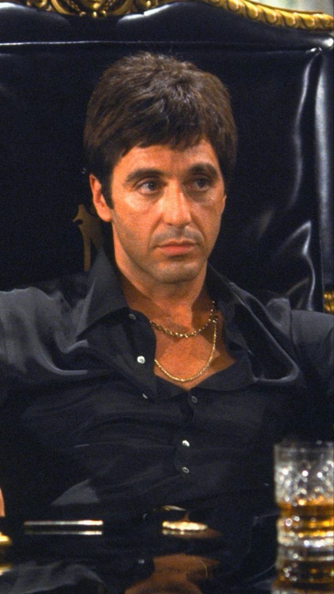 Al Pacino in Scarface | Scarface movie, Scarface quotes, Gangster films