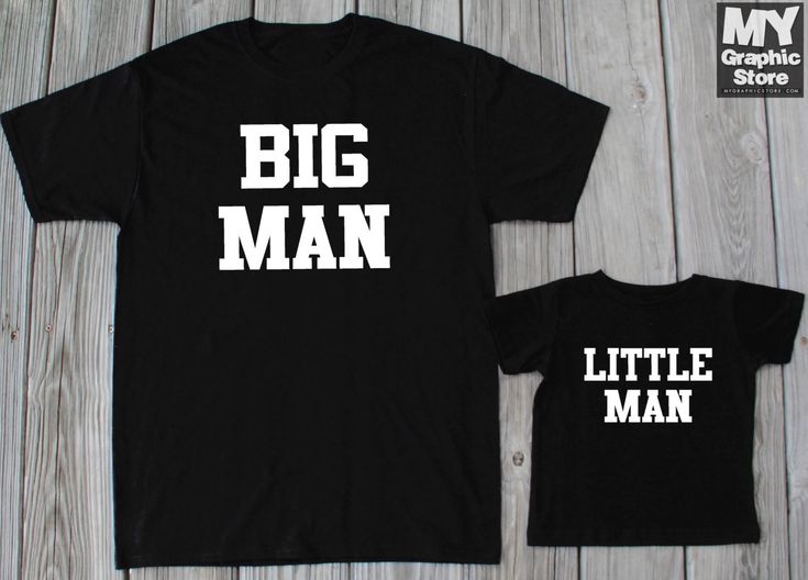 Daddy Son Matching Shirts Big Man Shirts Father and Son | Etsy | Dad to be shirts, Dad baby