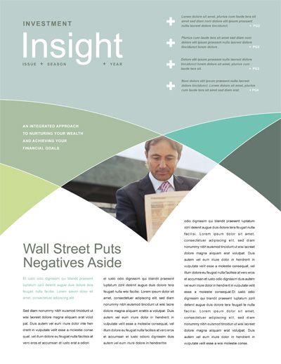 newsletter layout templates