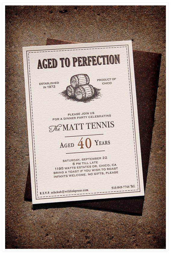 birthday dinner invitation