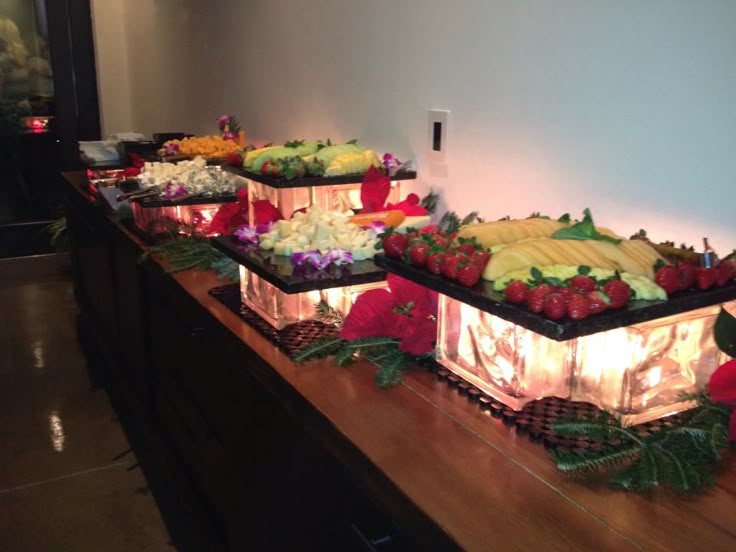 Table Display Ideas find this pin and more on 31 bag ideas Lighted Fruit Display Table Display Ideas bridal suite inspiration shoot photo Lighted Fruit Display