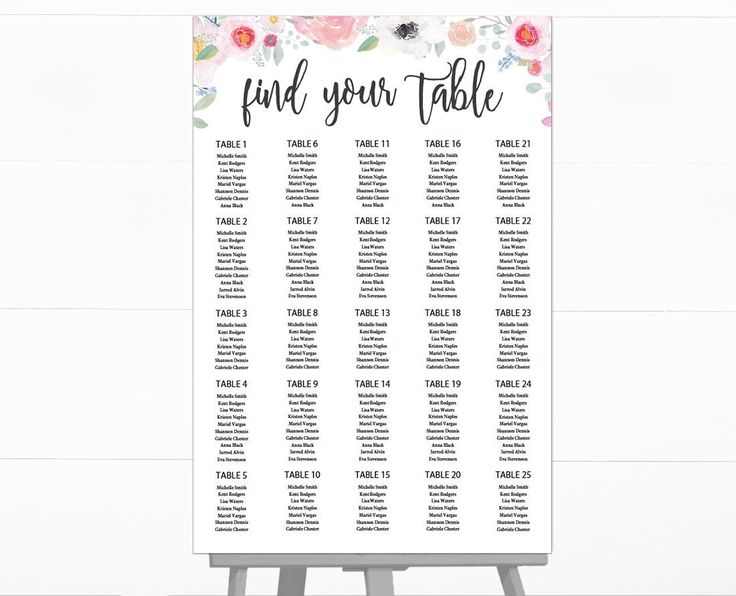 21 best Wedding Seating Chart images on Pinterest Wedding - printable seating charts 21 best Wedding Seating Chart images on Pinterest Wedding - printable seating charts