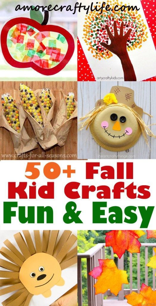 Herbst Kid Crafts - Easy Fun Herbst Crafts - Ein schlaueres Leben #crafts #herbs...