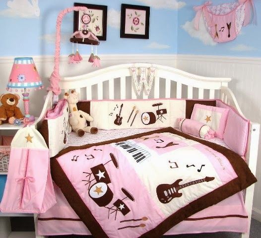 34 Best Nursery Ideas Images On Pinterest Babies Rooms Baby Room This Is The Bedding I Want For Bentley Music Themed Crib Sbaby
