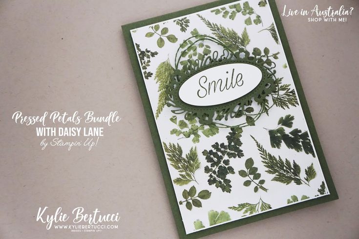 smile with pressed petals designer series paper cool stamping smiles designs