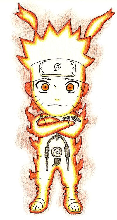 chibi naruto bijuu mode