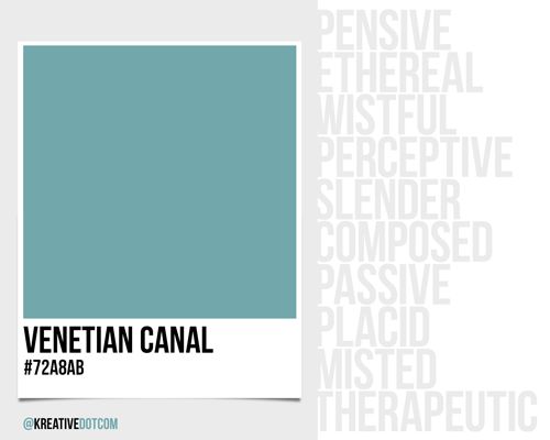 What Does The Color Red Make You Feel how does the color venetian canal (#72a8ab) make you feel? what What Does The Color Red Make You Feel how does the color venetian canal (#72a8ab) make you feel? what