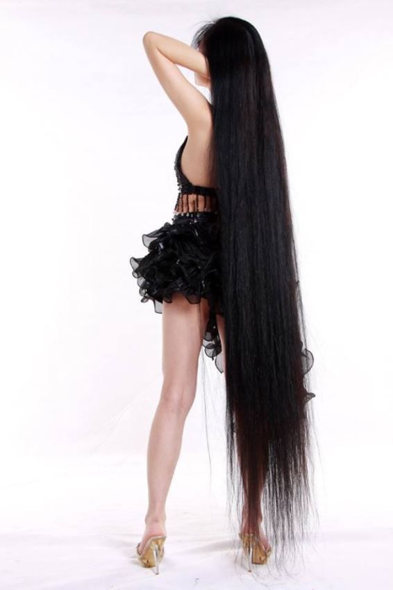 Sexy fetish long hair