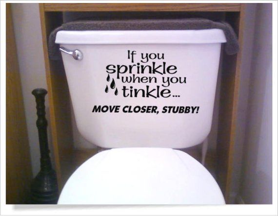 Toilet Seat Vinyl Sticker Humorous/Bathroom Themed KEEP THIS TOILET TIDY Toilet Seat Vinyl Sticker Humorous/Bathroom Themed KEEP THIS TOILET TIDY