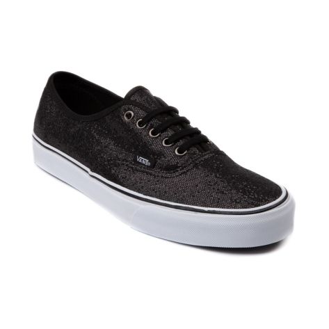 vans authentic glitter black vans authentic glitter black