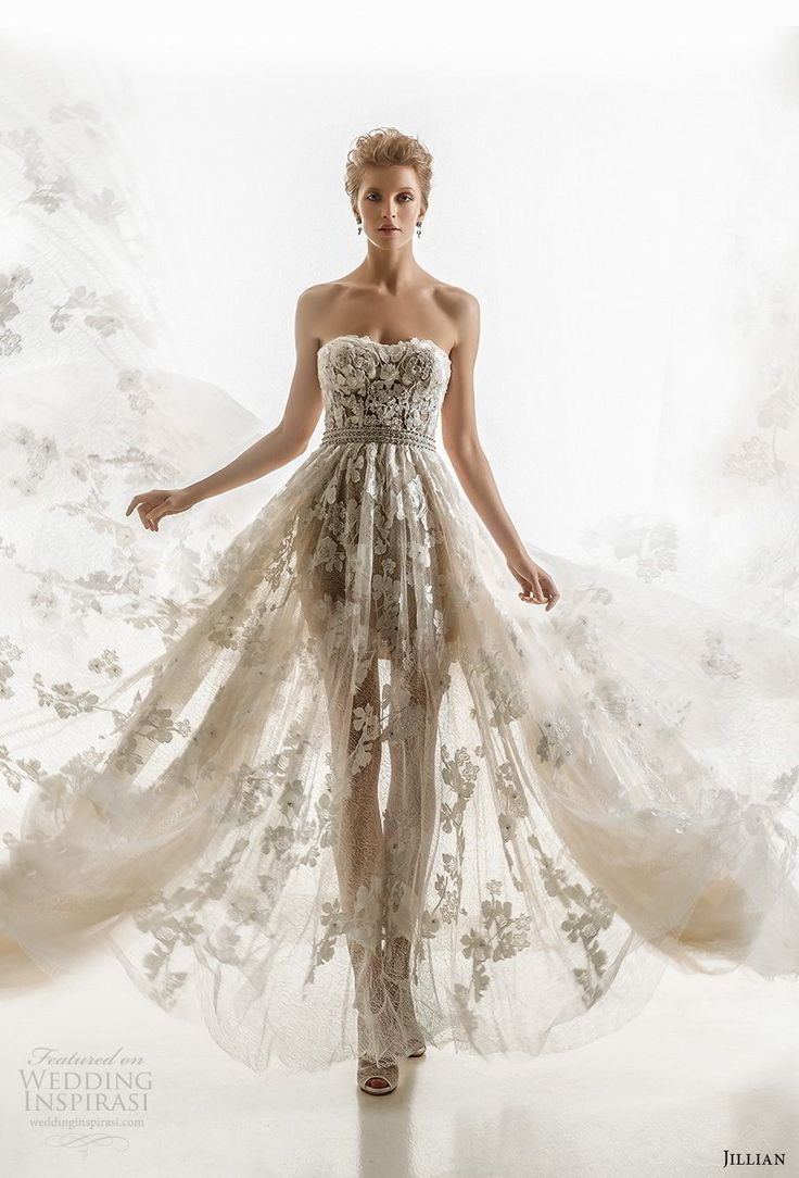 630 Best Half Sheer Wedding Gowns For The Daring Bride Images On Jillian 2018 Wedding Dresses