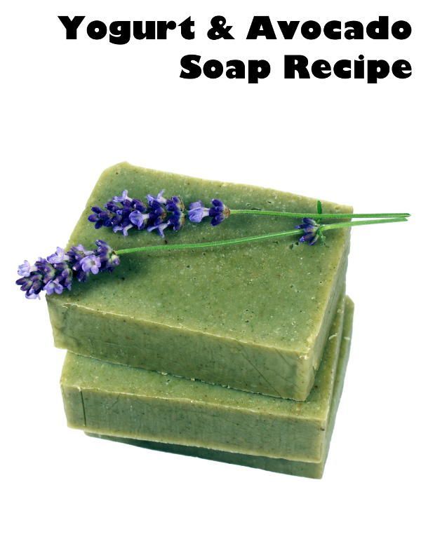 Avocado Homemade Soap Recipe with Real Avocado & Greek Yogurt