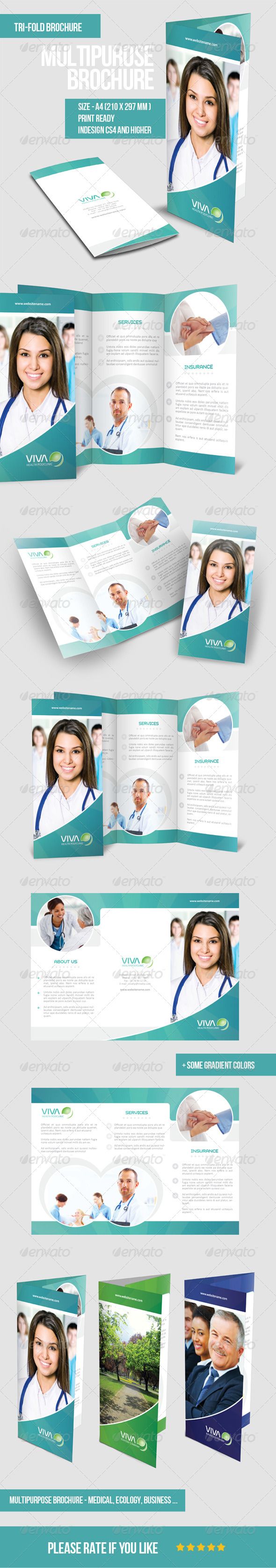 medical brochure tri fold