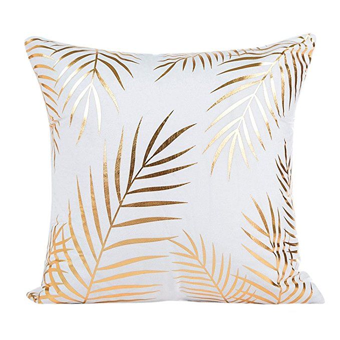 Pin on cahier Soft Pillow Cover Gold Foil Printing