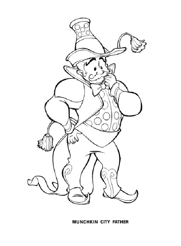 wizard of oz coloring pages