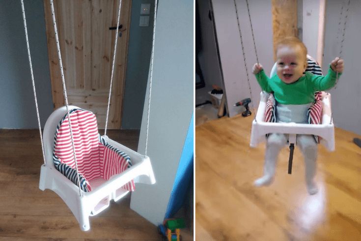 Kleinkindschaukel von einem IKEA Hochstuhl gehackt | Ikea ...