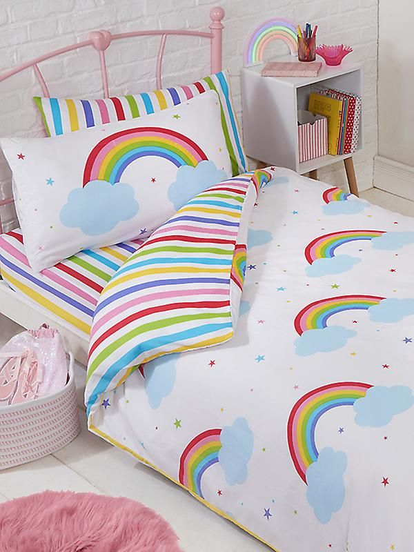 Rainbow Sky Junior pjokk dynetrekk og putevar sett | Fruugo Mikrofonlar | | Fruugo