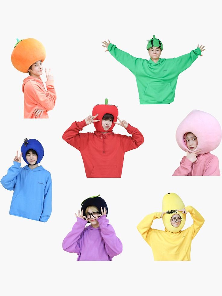 Enhypen OT7 Fruit Customes Sticker Pack (1/2) Sticker by yeasitrus in Enhypen OT7 Fruit Customes Sticker Pack (1/2) Sticker by yeasitrus in