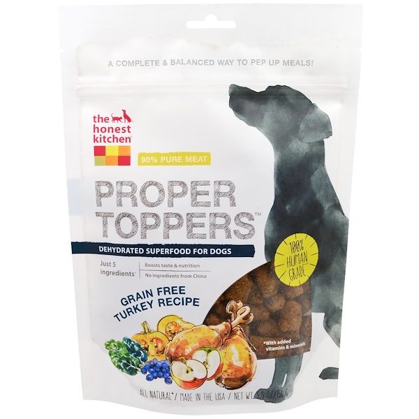 The Honest Kitchen Proper Toppers Grain Free Turkey Recipe 5 5