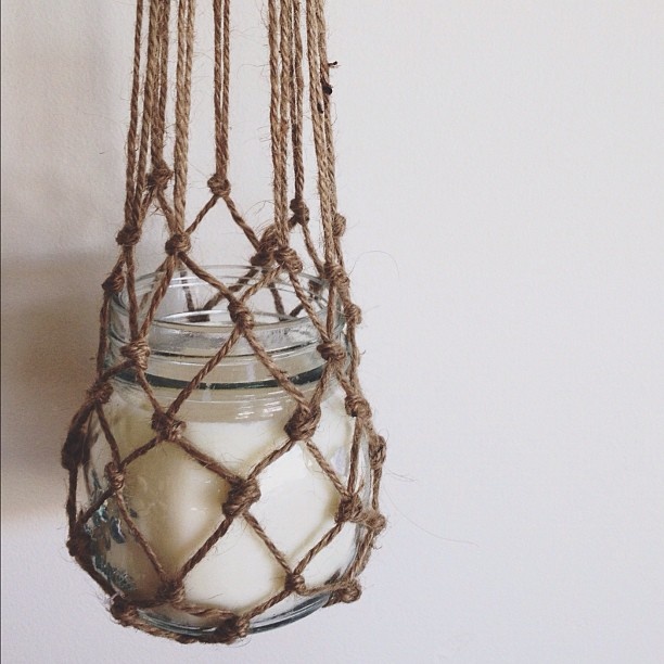 macrame candle holders // for sale soon in the shoppe Macrame candle macrame candle holders // for sale soon in the shoppe Macrame candle