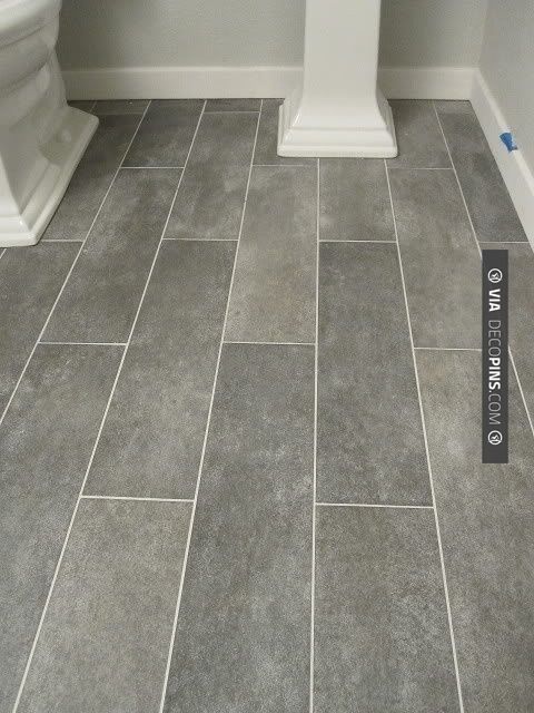 wide plank tile for bathroom. great grey color! would love for all wide plank tile for bathroom. great grey color! would love for all