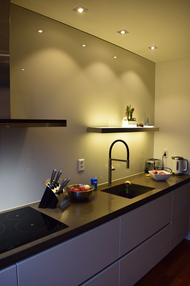 Grote Glazen Achterwand Keuken | Keuken l vorm, Keuken ...