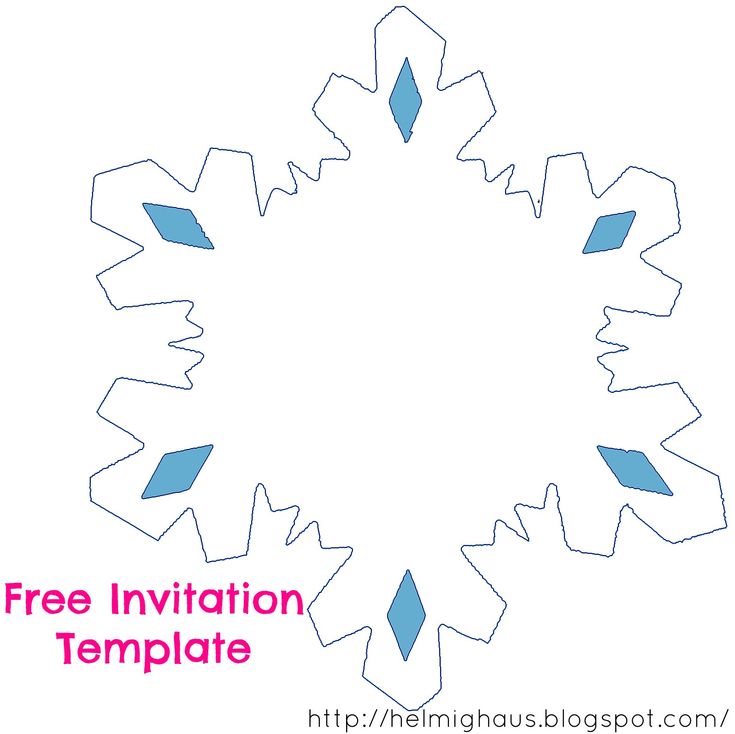snowflake invitations templates koni polycode co