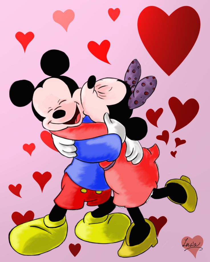Mickey and minnie anime