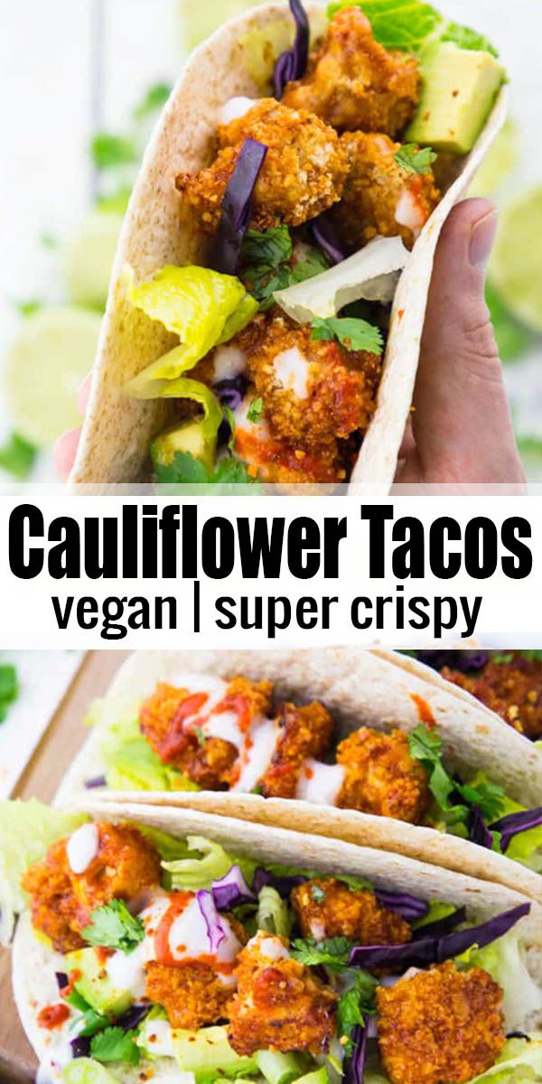 If you're looking for vegan tacos, this is the perfect recipe for you! These vegan cauliflower tacos taste like heaven! It makes such a great vegan dinner! Find more vegan recipe ideas at veganheaven.org! #vegan #veganrecipes #tacos