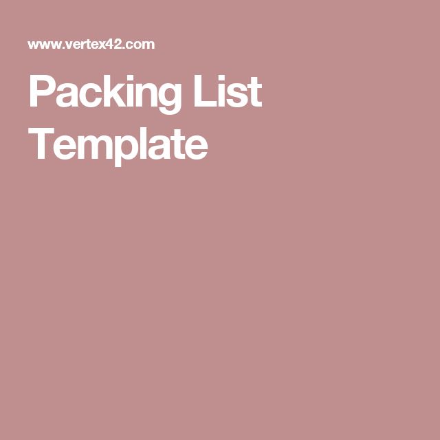 Ponad 25 wyjątkowych pomysłów na temat Packing list template na - packing template Ponad 25 wyjątkowych pomysłów na temat Packing list template na - packing template