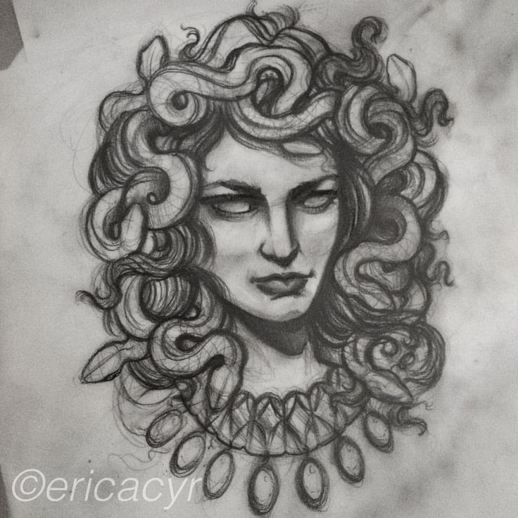 medusa drawing done by erica cyr art pinterest medusa drawing done by erica cyr art pinterest