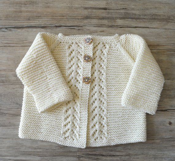 KNITTING PATTERN-Top Town Cardigan with Front Lace Panel & - Etsy