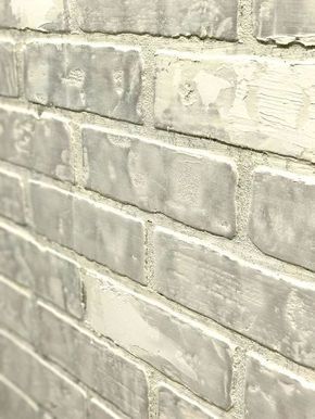 Create Faux Brick Wall Using Inexpensive Paneling Modern Farmhouse Create Faux Brick Wall Using Inexpensive Paneling Home Renovation Remodeling Veneer