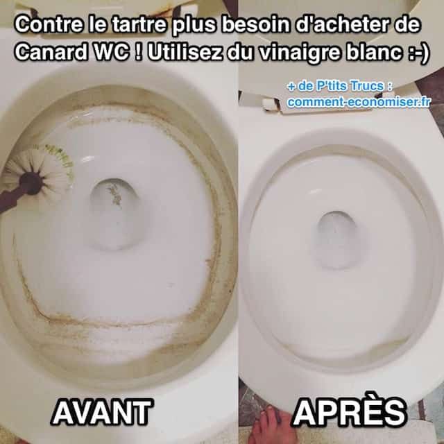 comment enlever le tartre dans les wc