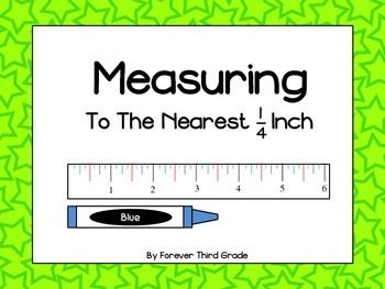 measuring to nearest quarter inch worksheets and activities bar graph