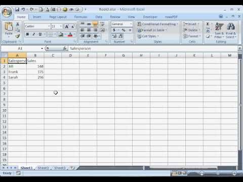 Excel exercises for the classroom