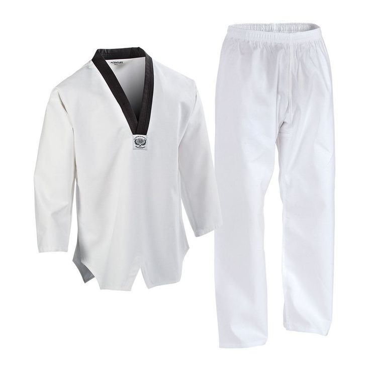 TopTie Kids Karate Pants 7.5 Oz Middleweight Black White Taekwondo Uniform TopTie Kids Karate Pants 7.5 Oz Middleweight Black White Taekwondo Uniform