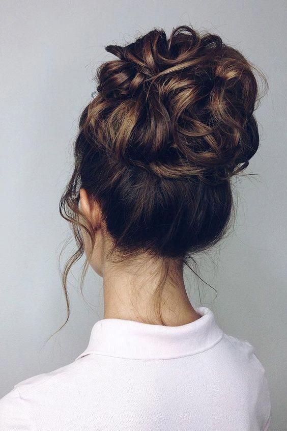 lesbian long hair bun drop play Lesbian long hair bun drop play